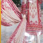 3-Piece Lawn Suit with Dupatta – Front Embroidery & Back Printed Design | Premium Fabric | 1002