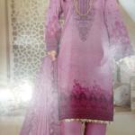 3-Piece Lawn Suit with Dupatta – Front Embroidery & Back Printed Design | Premium Fabric | 1007