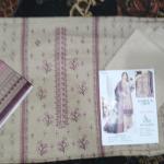 3-Piece Lawn Suit with Dupatta – Front Embroidery & Back Printed Design | Premium Fabric | 1008