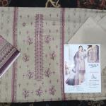 3-Piece Lawn Suit with Dupatta – Front Embroidery & Back Printed Design | Premium Fabric | 1008