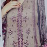 3-Piece Lawn Suit with Dupatta – Front Embroidery & Back Printed Design | Premium Fabric | 1008