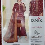 3-Piece Lawn Suit with Dupatta – Front Embroidery & Back Printed Design | Premium Fabric | 1011