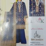 3-Piece Lawn Suit with Dupatta – Front Embroidery & Back Printed Design | Premium Fabric | 1010