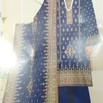 3-Piece Lawn Suit with Dupatta – Front Embroidery & Back Printed Design | Premium Fabric | 1010