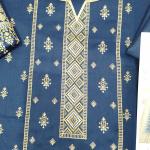 3-Piece Lawn Suit with Dupatta – Front Embroidery & Back Printed Design | Premium Fabric | 1010