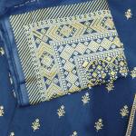 3-Piece Lawn Suit with Dupatta – Front Embroidery & Back Printed Design | Premium Fabric | 1010