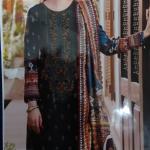 3-Piece Lawn Suit with Dupatta – Front Embroidery & Back Printed Design | Premium Fabric | 1034