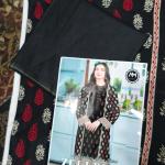 3-Piece Lawn Suit with Dupatta – Front Embroidery & Back Printed Design | Premium Fabric | 1033