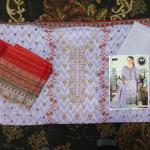 3-Piece Lawn Suit with Dupatta – Front Embroidery & Back Printed Design | Premium Fabric | 1029