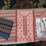 3-Piece Lawn Suit with Dupatta – Front Embroidery & Back Printed Design | Premium Fabric | 1027