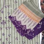 3-Piece Lawn Suit with Dupatta – Front Embroidery & Back Printed Design | Premium Fabric | 1024