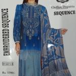 3-Piece Lawn Suit with Dupatta – Front Embroidery & Back Printed Design | Premium Fabric | 1023