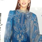 3-Piece Lawn Suit with Dupatta – Front Embroidery & Back Printed Design | Premium Fabric | 1023