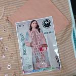 3-Piece Lawn Suit with Dupatta – Front Embroidery & Back Printed Design | Premium Fabric | 1021