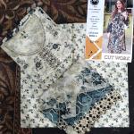 3-Piece Lawn Suit with Dupatta – Front Embroidery & Back Printed Design | Premium Fabric | 1062