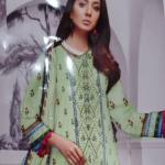 3-Piece Lawn Suit with Dupatta – Front Embroidery & Back Printed Design | Premium Fabric | 1064