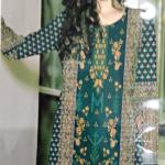 3-Piece Lawn Suit with Dupatta – Front Embroidery & Back Printed Design | Premium Fabric | 1063