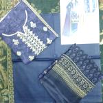 3-Piece Lawn Suit with Dupatta – Front Embroidery & Back Printed Design | Premium Fabric | 1065