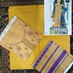 3-Piece Lawn Suit with Dupatta – Front Embroidery & Back Printed Design | Premium Fabric | 1053