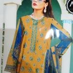 3-Piece Lawn Suit with Dupatta – Front Embroidery & Back Printed Design | Premium Fabric | 1053