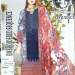 3-Piece Lawn Suit with Dupatta – Front Embroidery & Back Printed Design | Premium Fabric | 1057