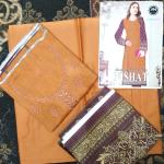 3-Piece Lawn Suit with Dupatta – Front Embroidery & Back Printed Design | Premium Fabric | 1056