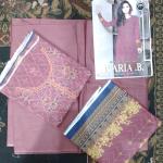 3-Piece Lawn Suit with Dupatta – Front Embroidery & Back Printed Design | Premium Fabric | 1044