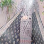 3-Piece Lawn Suit with Dupatta – Front Embroidery & Back Printed Design | Premium Fabric | 1040