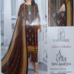 3-Piece Lawn Suit with Dupatta – Front Embroidery & Back Printed Design | Premium Fabric | 1041